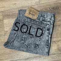 ∼90’s 【USA製】【ビンテージ】【LEVI'S】【リーバイス５５０】550 黒 ブラック ケミカルウォッシュ デニムパンツ 【30ｘ32】 