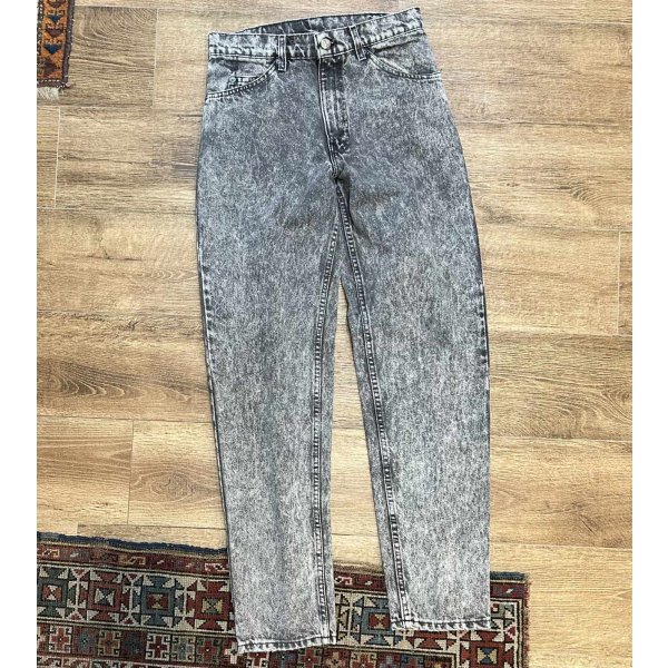 画像2: ∼90’s 【USA製】【ビンテージ】【LEVI'S】【リーバイス５５０】550 黒 ブラック ケミカルウォッシュ デニムパンツ 【30ｘ32】 