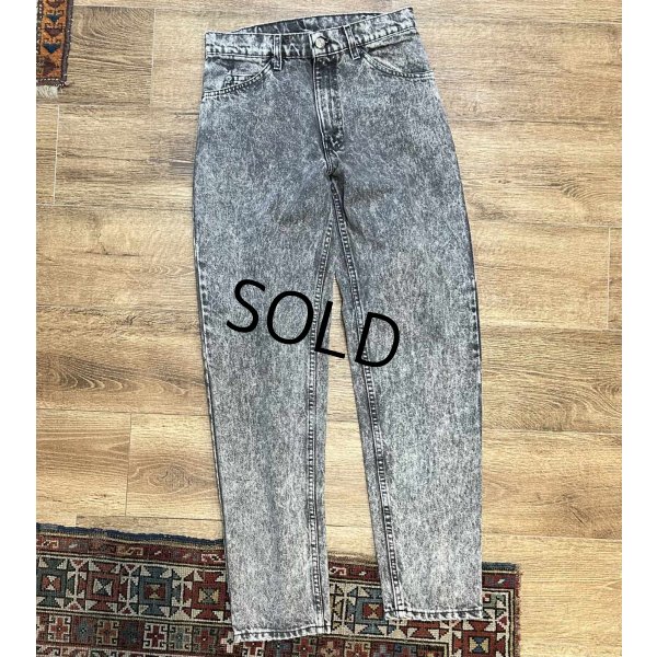画像2: ∼90’s 【USA製】【ビンテージ】【LEVI'S】【リーバイス５５０】550 黒 ブラック ケミカルウォッシュ デニムパンツ 【30ｘ32】 