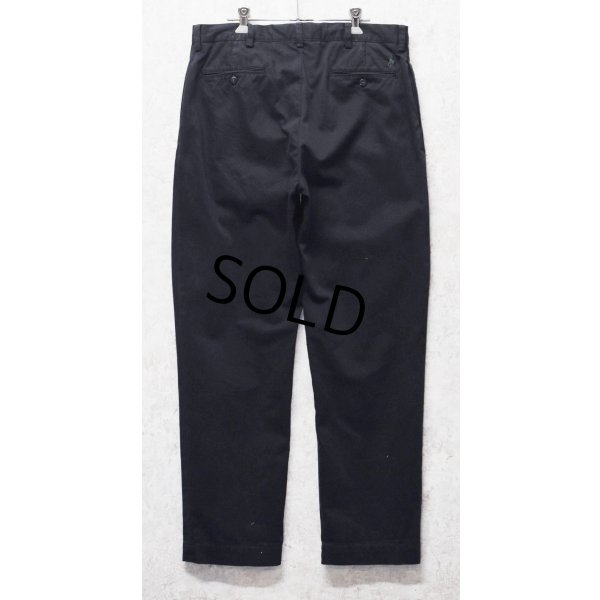 画像5: 【Ralph Lauren】ラルフローレン【黒】【ETHAN PANT】【イーサンパンツ】【2タック】【コットンパンツ】【34ｘ32】 