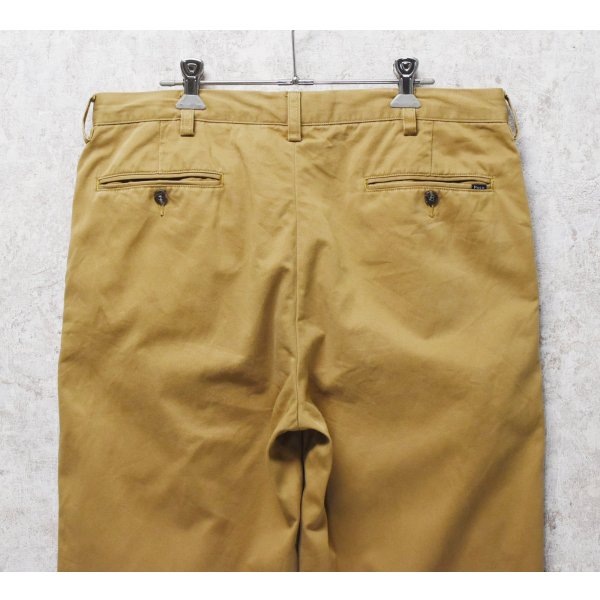 画像4: 【ラルフローレン】POLO RALPH LAUREN【ETHAN PANT】イーサン【ライトブラウン】２タック【コットンパンツ】【34×30】 