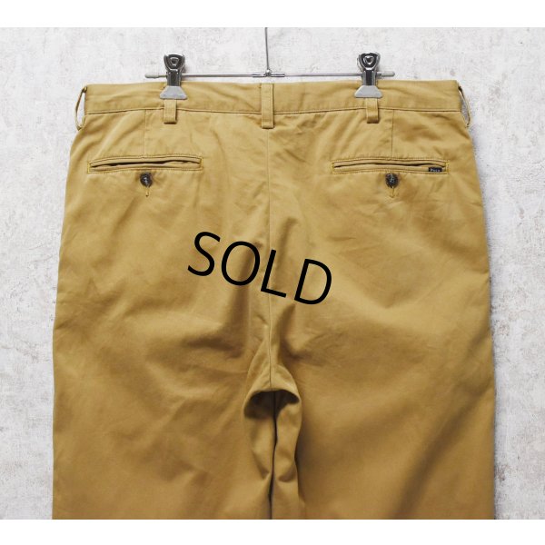 画像4: 【ラルフローレン】POLO RALPH LAUREN【ETHAN PANT】イーサン【ライトブラウン】２タック【コットンパンツ】【34×30】 