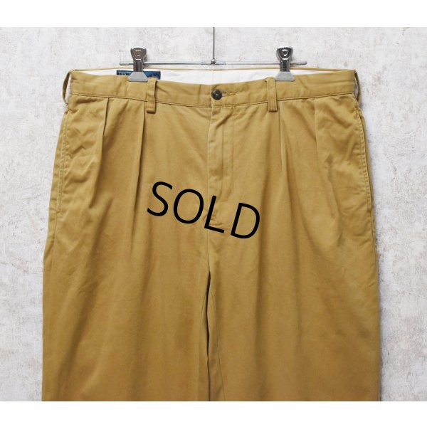 画像3: 【ラルフローレン】POLO RALPH LAUREN【ETHAN PANT】イーサン【ライトブラウン】２タック【コットンパンツ】【34×30】 