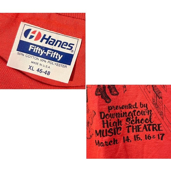 画像2: ほぼ未使用!! ~90's【USA製】【ビンテージ】ヘインズ【hanes】Molly Brown【赤】【Ｔシャツ】【サイズXL】 