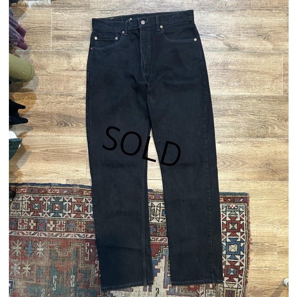 画像2: カナダ製【ビンテージ】【LEVI'S】【リーバイス５０５】505【黒】【デニムパンツ】ブラックデニム【34×34】 