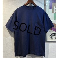 90's【USA製】【MIXED BLUES】【紺】【無地】【ポケット付き】【Tシャツ】【サイズM】 