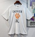 【USA製】【90's~】ビンテージ【FRUIT OF THE LOOM】【フルーツオブザルーム】【DOVER XC】白 肉球【 Tシャツ】【サイズL】 