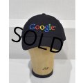 【ビンテージ】【Google】【グーグル】【黒】【コットンキャップ】BBキャップ 
