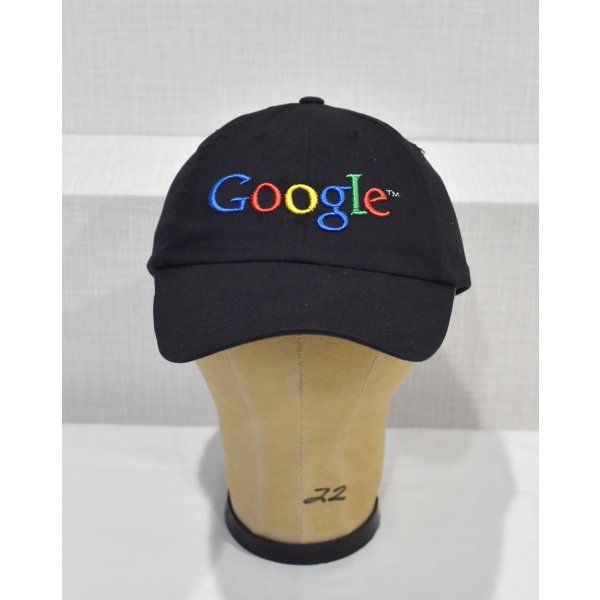 画像1: 【ビンテージ】【Google】【グーグル】【黒】【コットンキャップ】BBキャップ 
