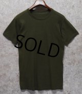 【70's】【ビンテージ】【U.S.ARMY】【ODカラー】アンダーシャツ【Ｔシャツ】M程度 