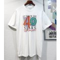90's【USA製】ビンテージ【Peacock】【ピーコック】【IT TOOK ME 40YEARS】白【 Tシャツ】【サイズL】 