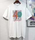 90's【USA製】ビンテージ【Peacock】【ピーコック】【IT TOOK ME 40YEARS】白【 Tシャツ】【サイズL】 
