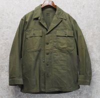 40's【ビンテージ】【米軍実物】U.S.ARMY【M-43】【HBT】【13スターボタン】【ジャケット】ユーティリティシャツ【38R】 