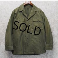40's【ビンテージ】【米軍実物】U.S.ARMY【M-43】【HBT】【13スターボタン】【ジャケット】ユーティリティシャツ【38R】 