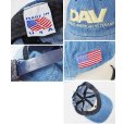 画像2: 【USA製】【DAV】【デニム地】【コットンBBキャップ】サイズフリー <br> (2)