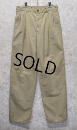 【90's】【ビンテージ】【DOCKERS】ドッカーズ【ベージュ】【２タックコットンパンツ】【31ｘ32】 