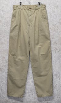 【90's】【ビンテージ】【DOCKERS】ドッカーズ【ベージュ】【２タックコットンパンツ】【31ｘ32】 