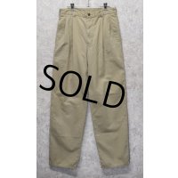 【90's】【ビンテージ】【DOCKERS】ドッカーズ【ベージュ】【２タックコットンパンツ】【31ｘ32】 