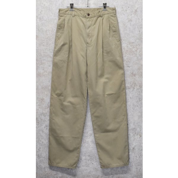 画像1: 【90's】【ビンテージ】【DOCKERS】ドッカーズ【ベージュ】【２タックコットンパンツ】【31ｘ32】 
