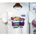 【デッドストック】 【70's】【USA製】NHRA【ビンテージ】【Summer nationals】【車】プリント【白】【Tシャツ】【サイズM】 