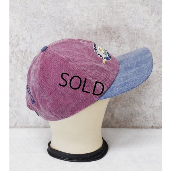 画像4: 【USA製】【New England Cap】【エンジ×グレー】【the endeavour】【WORD VOYAGE】【BBキャップ】  