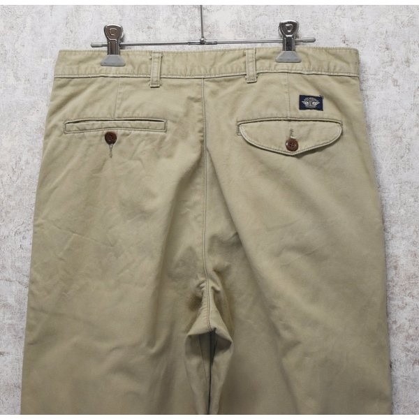 画像4: 【90's】【ビンテージ】【DOCKERS】ドッカーズ【ベージュ】【２タックコットンパンツ】【31ｘ32】 