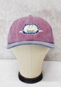 【USA製】【New England Cap】【エンジ×グレー】【the endeavour】【WORD VOYAGE】【BBキャップ】  
