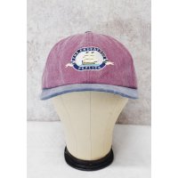 【USA製】【New England Cap】【エンジ×グレー】【the endeavour】【WORD VOYAGE】【BBキャップ】  