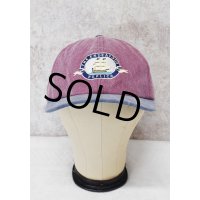 【USA製】【New England Cap】【エンジ×グレー】【the endeavour】【WORD VOYAGE】【BBキャップ】  