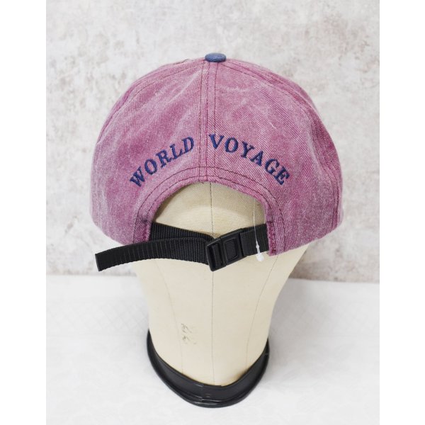 画像5: 【USA製】【New England Cap】【エンジ×グレー】【the endeavour】【WORD VOYAGE】【BBキャップ】  