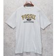画像1: 90's【USA製】 ビンテージ【FRUIT OF THE LOOM 】フルーツオブザルーム【グレー】【FOSSIL】フォッシル【 Tシャツ】【サイズXL】<br> (1)