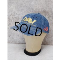 【USA製】【DAV】【デニム地】【コットンBBキャップ】サイズフリー  