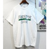 【90’s】【USA製】ビンテージ【FRUIT OF THE LOOM】【フルーツオブザルーム】【FIRSTAR BANK】【企業ロゴ】白【 Tシャツ】 サイズXL 