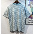 画像3: 【ビンテージ】【Hanes】ヘインズ【グレーｘエメラルド】ボーダー【Tシャツ】【サイズＸＬ】<br> (3)