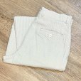 画像1: ビンテージ【Claiborne】【クレイボーン】【ベージュチェック】【2タック】コットンスラックス【コットンパンツ】【32L】<br> (1)