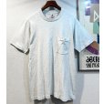 画像1: 90's【USA製】 ビンテージ【FRUIT OF THE LOOM 】フルーツオブザルーム【グレー】【無地】【ポケット付き】【 Tシャツ】ポケT【サイズL】<br> (1)