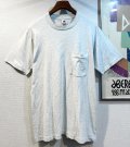 90's【USA製】 ビンテージ【FRUIT OF THE LOOM 】フルーツオブザルーム【グレー】【無地】【ポケット付き】【 Tシャツ】ポケT【サイズL】 