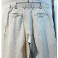 画像5: ビンテージ【Claiborne】【クレイボーン】【ベージュチェック】【2タック】コットンスラックス【コットンパンツ】【32L】 