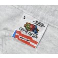 画像2: 90's【USA製】 ビンテージ【FRUIT OF THE LOOM 】フルーツオブザルーム【グレー】【無地】【ポケット付き】【 Tシャツ】ポケT【サイズL】<br> (2)