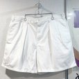画像1: 【POLO RALPH LAUREN】オールドラルフローレン【白】【２タック】【ショートパンツ】【短パン】【コットンショーツ】【W36】<br> (1)