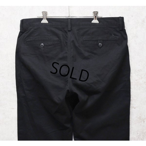 画像4: 【程度良好】【ラルフローレン】POLO RALPH LAUREN【黒】STRETCH STRAIGHT FIT【コットンパンツ】【34×32】 