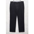 画像1: 【程度良好】【ラルフローレン】POLO RALPH LAUREN【黒】STRETCH STRAIGHT FIT【コットンパンツ】【34×32】<br> (1)