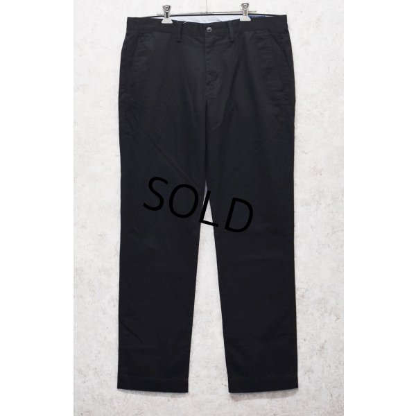 画像1: 【程度良好】【ラルフローレン】POLO RALPH LAUREN【黒】STRETCH STRAIGHT FIT【コットンパンツ】【34×32】 