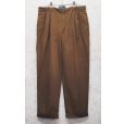 画像3: 【ラルフローレン】POLO RALPH LAUREN【ブラウン】HAMMOND PANT【ハモンドパンツ】【２タック】【コットンパンツ】【36×30】<br> (3)