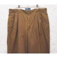 画像1: 【ラルフローレン】POLO RALPH LAUREN【ブラウン】HAMMOND PANT【ハモンドパンツ】【２タック】【コットンパンツ】【36×30】<br> (1)