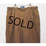 【ラルフローレン】POLO RALPH LAUREN【ブラウン】HAMMOND PANT【ハモンドパンツ】【２タック】【コットンパンツ】【36×30】 