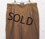 【ラルフローレン】POLO RALPH LAUREN【ブラウン】HAMMOND PANT【ハモンドパンツ】【２タック】【コットンパンツ】【36×30】 