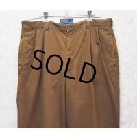 【ラルフローレン】POLO RALPH LAUREN【ブラウン】HAMMOND PANT【ハモンドパンツ】【２タック】【コットンパンツ】【36×30】 