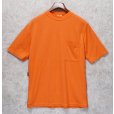 画像1: 【デッドストック】【イングランド製】【Bulwark】【オレンジ】【無地】ポケット付き【Tシャツ】【サイズM】<br> (1)