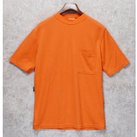 【デッドストック】【イングランド製】【Bulwark】【オレンジ】【無地】ポケット付き【Tシャツ】【サイズM】 